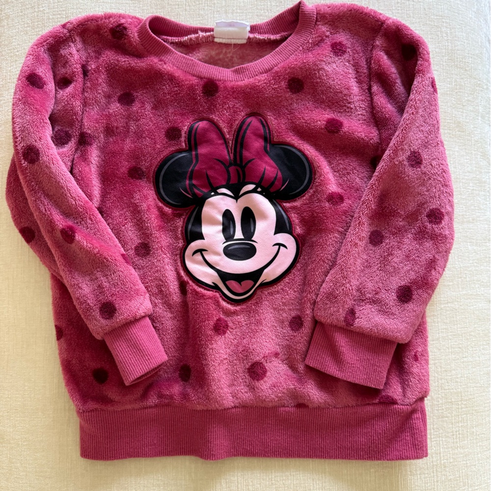 Kids Pink Polka Dot Character Sweater and Leggings